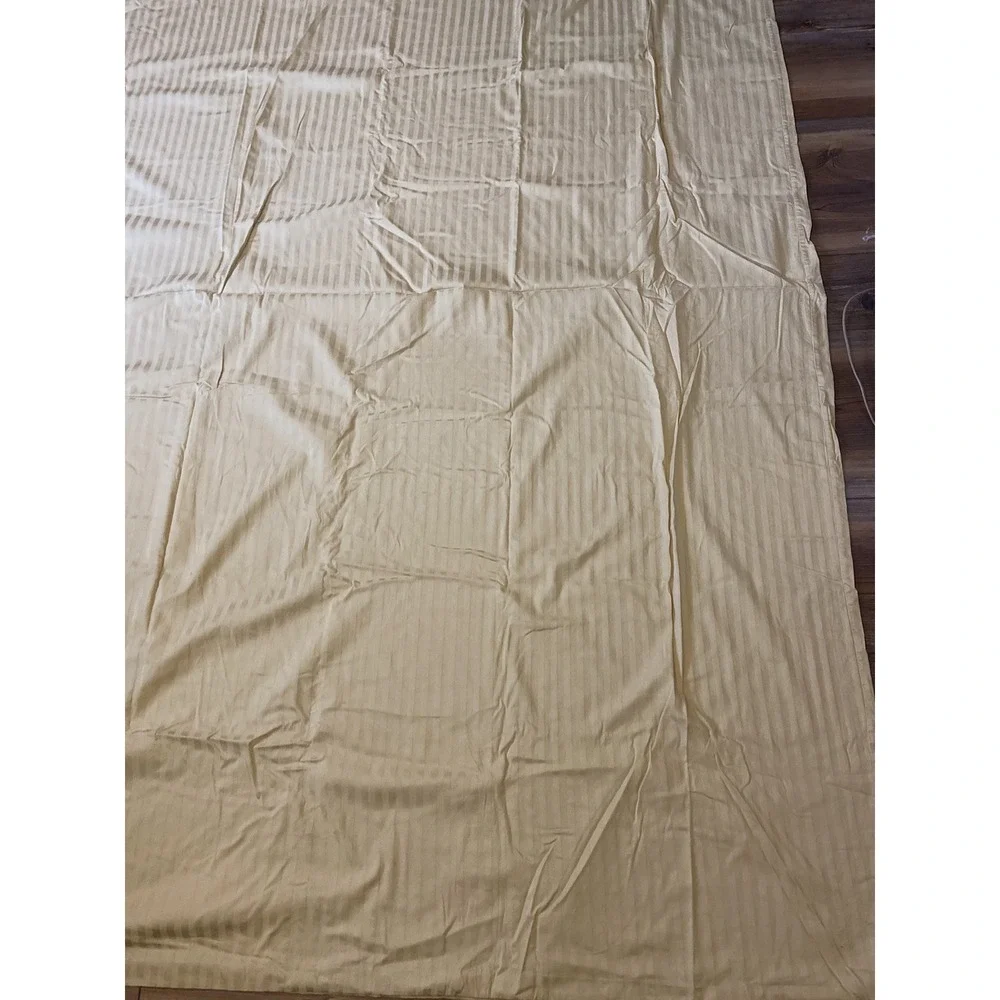 Egyptian Cotton‎ 100% Duvet Set Queen Damask Stripes In Taupe 3pc